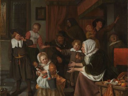 Het huishouden van Jan Steen Het huishouden van Jan Steen