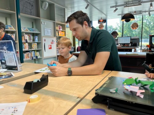 Bieblab: 3D print een stencil Bieblab: 3D print een stencil