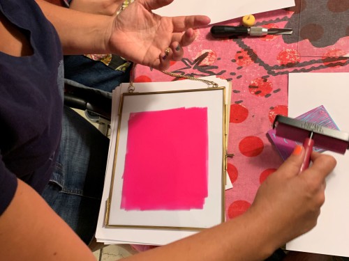 Workshop linoleum Workshop linoleum
