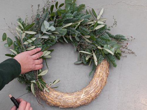 Kerstkrans maken Kerstkrans maken