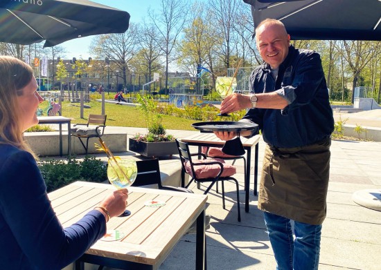 Ons terras is weer open! Ons terras is weer open!